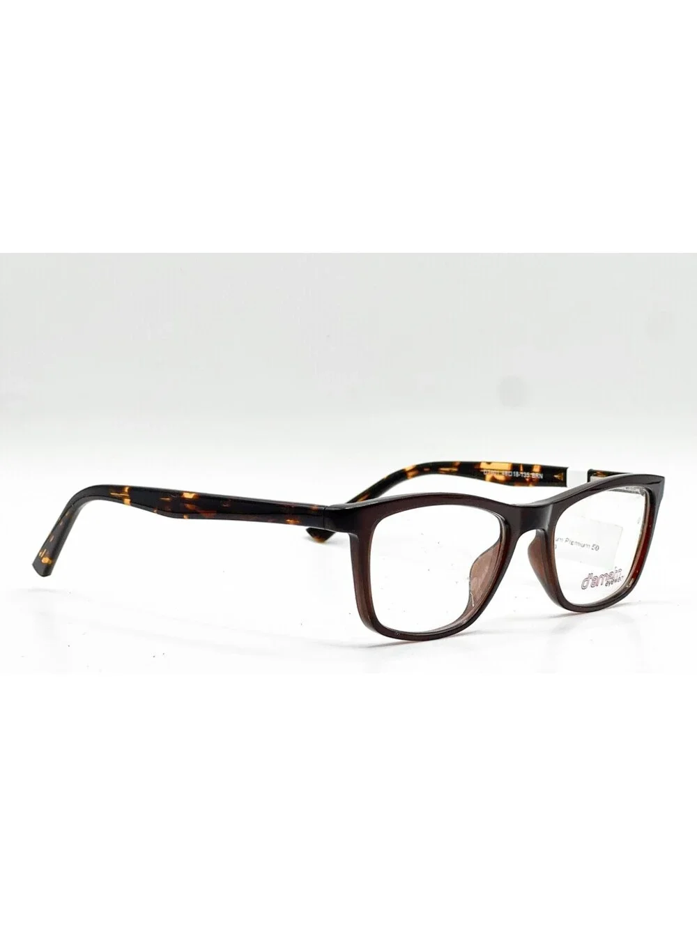 D'Amato Eyewear Dt001 Brn Rich Brown Authentic Eyeglasses 48-18-135